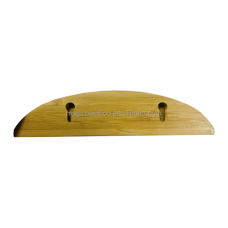 Hanging Bamboo Wall Shelves 3 Sizes of Solid Thick Design for Display and Storage