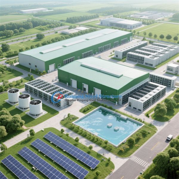 Quality Custom Industrial Prefabricated Pre Engineered Metal Steel Structure Storage Building for sale