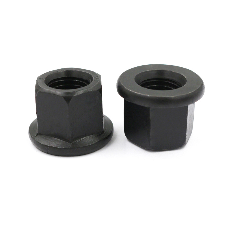 ISO Standard High Flange Nut with Pad Plate Nut/Hexadecimal Flange Thickening Nut M10-M30