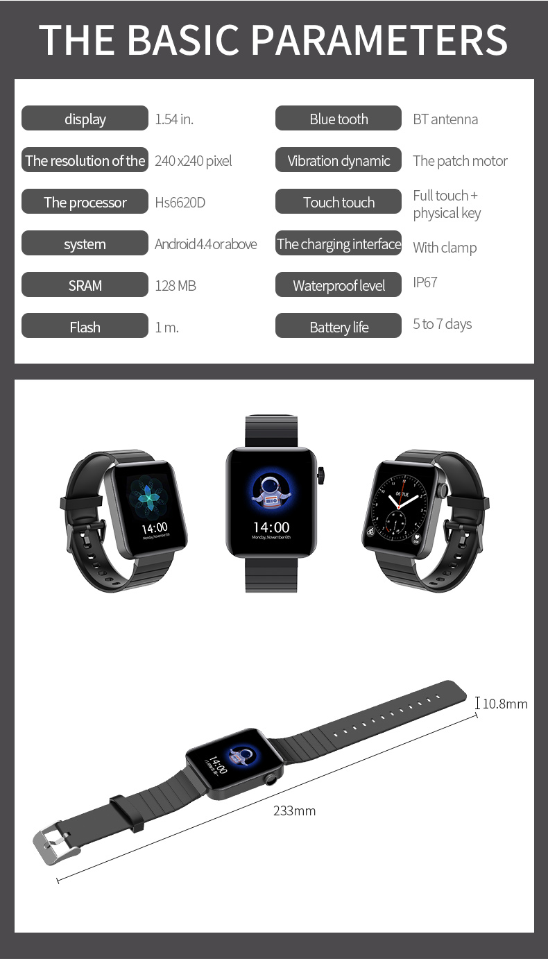 Watch M5 Protection Outdoor Exerciser Quality Medical Health Care Thermometer Bracelet