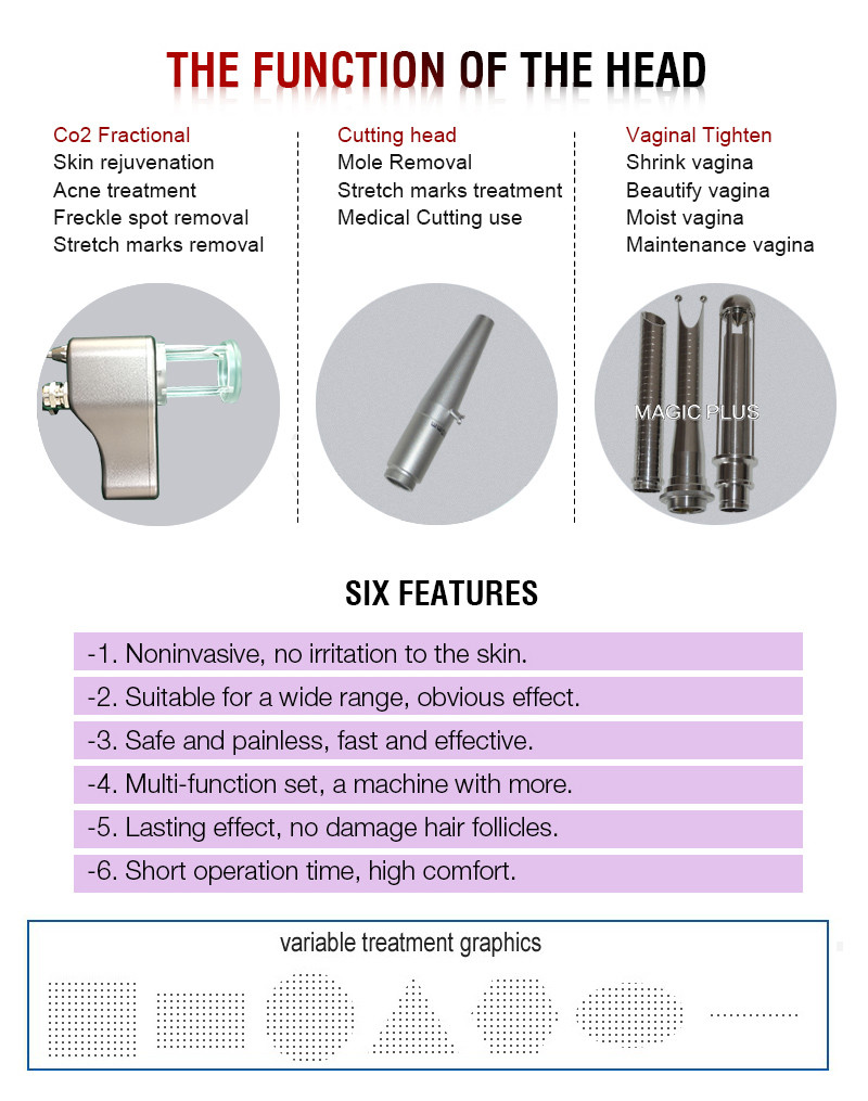 Professional 5000hz Co2 Fractional Laser Machine Ce