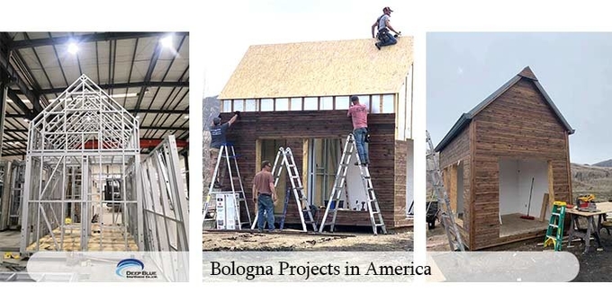Modular Home Prefab Garden Studio With Light Steel Frame And Expansive Deck Area