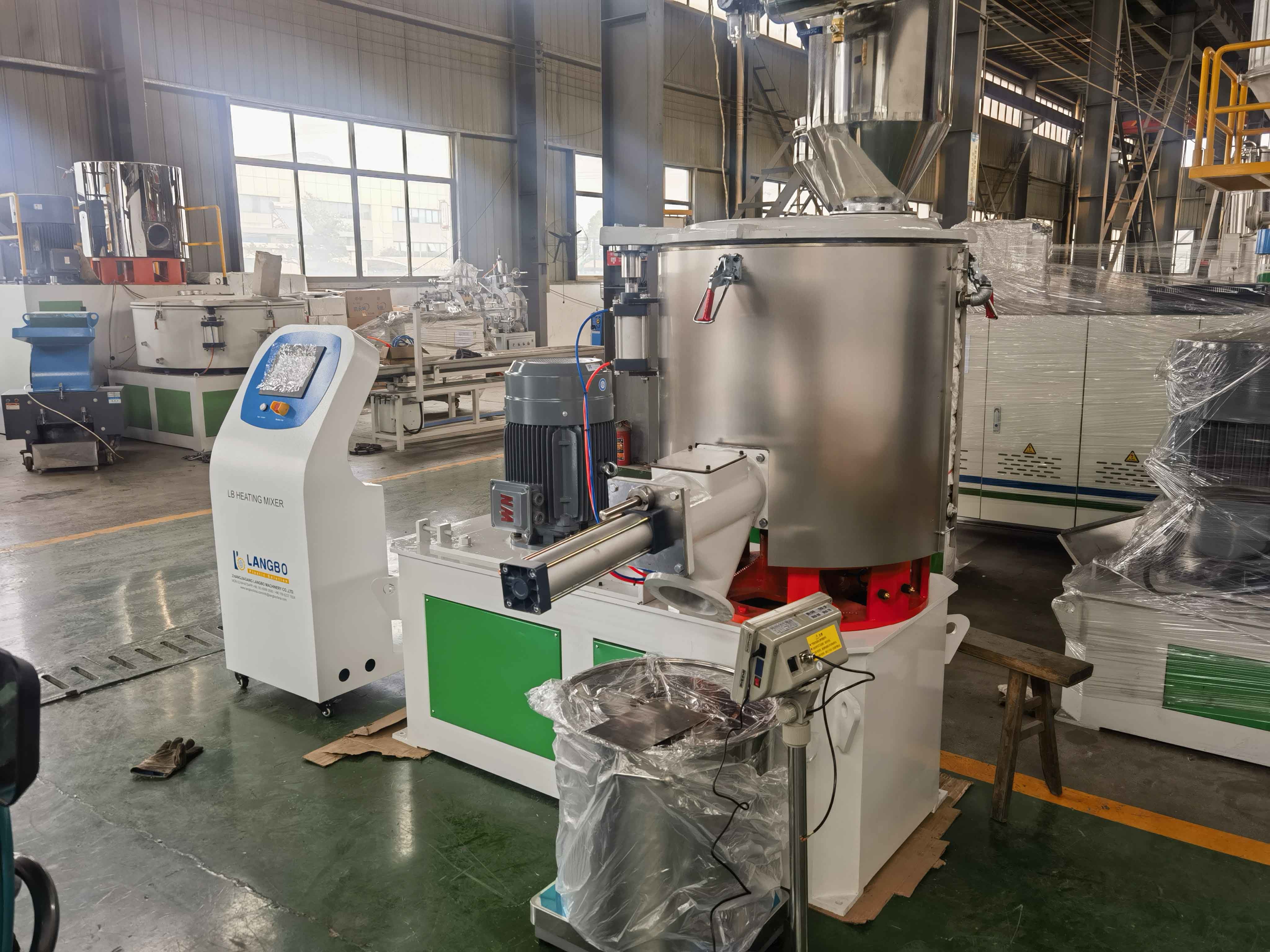 Plastic High Speed Mixer for PVC Blending Heating Cooling Mixing Machine