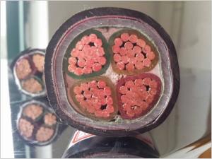  0.6/1KV Copper core PVC insulated PVC sheathed power cable (YJV 3x185+1x95) Manufactures