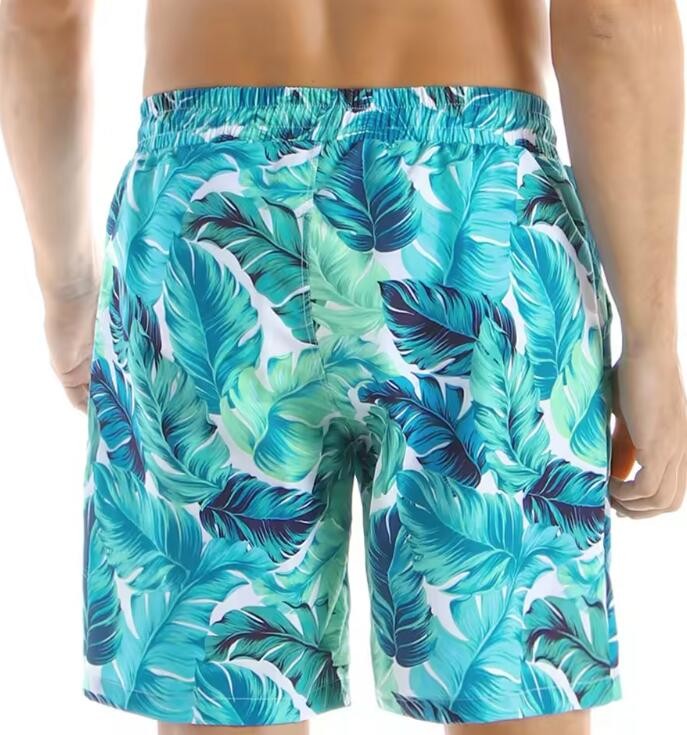 Digital Print Quick Dry Mens Swimming Trunks