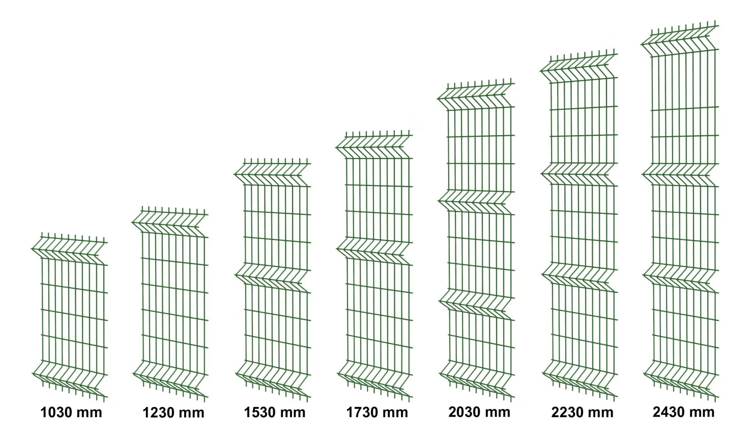 Heavy Duty Strong Welded Fence Panel Home Outdoor Decorative Privacy V Mesh Fence Panel For Garden Fence