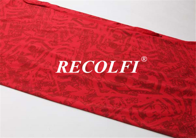 Eco Friendly Nylon Swimsuit Lycra Fabric Fully Lined Seamless Print Soft Touch