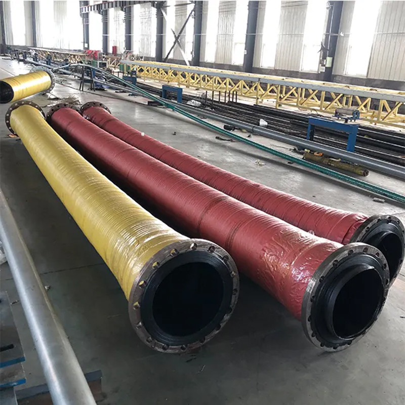 Synthetic Fabric Flex Rubber Mining Hose 10-22 Bar For Transporting Slurries
