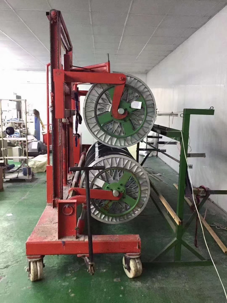 1500kg Warp Beam Trolley Hydraulic Lifting Beam Trolley