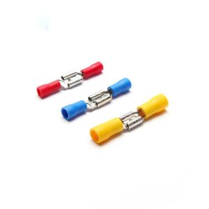  Coated Tin Plating Insulated Disconnect Terminal Spade Female Blue Shovel Manufactures