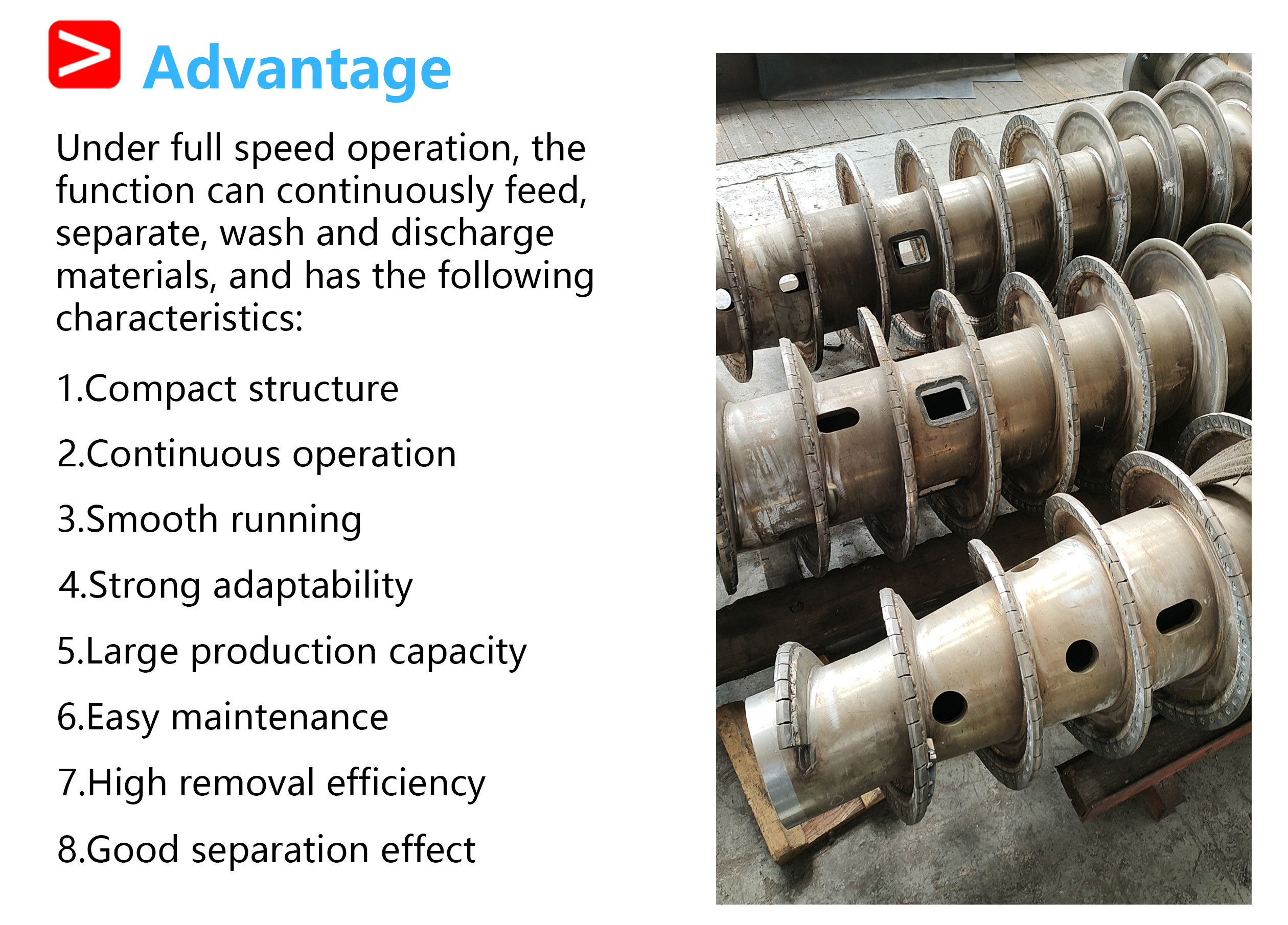 Efficient Horizontal Decanter Centrifuge Machine For Olive Oil Separate