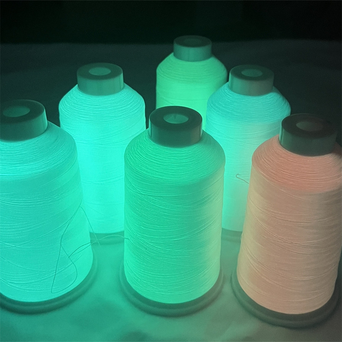 Shoes Upper Glow Dark Yarn Polyester FDY Fluorescent Knitting Yarn