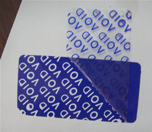 Void Open Warranty Tamper Evident Security Label High Residue