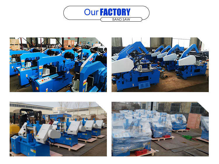 Horizontal Band Saw Automatic CNC Sawing Machine Metal Cutting 800mm