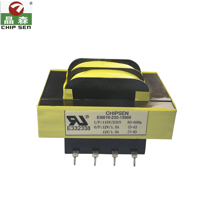IEC60076 Standard Copper EI66 220v to 24v 5000 Watts 60hz Audio Flyback Power Transformer Low Frequency Step up Pcb Transformer