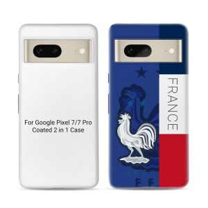Customized Logo 3D Sublimation 2 In 1 Glossy Phone Case For Google Pixel 7 Pro