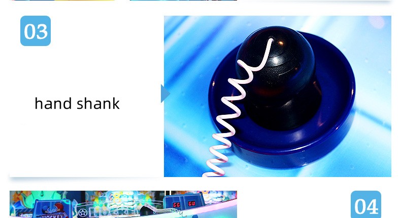 US PLUG 220V Arcade Air Hockey Table for Shopping Mall Entertainment