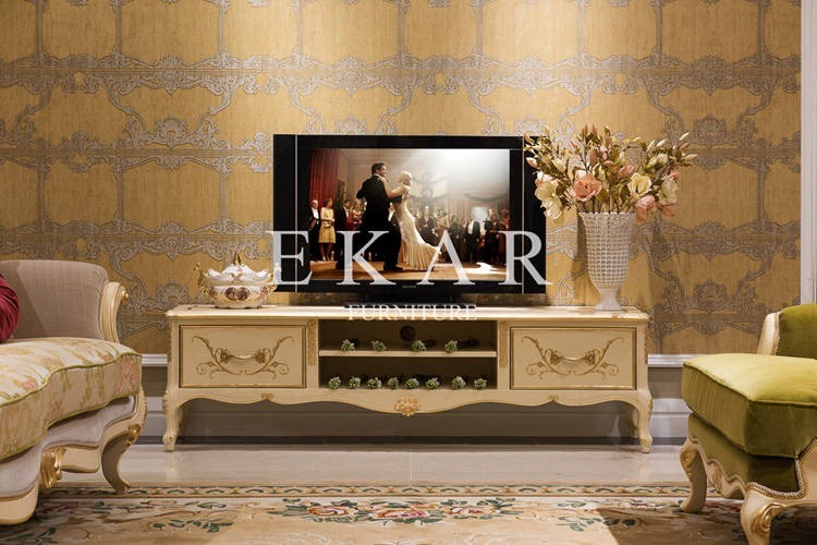 Classic TV Stands Wooden Furniture marble tv stand living room furniture FTV-133