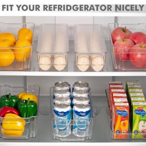 Kitchen 14PCS Refrigerator Egg Container With Lid And Handle