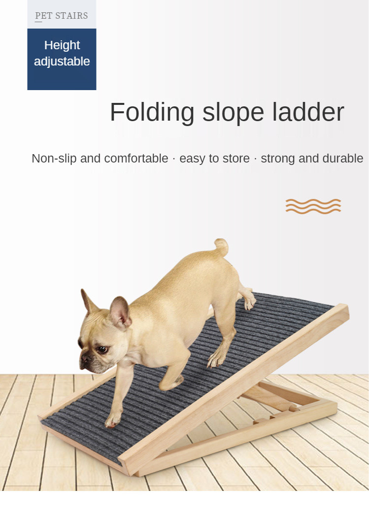 40cm 70cm Dog Car Steps Ramp Two Gear Scratch Resistant