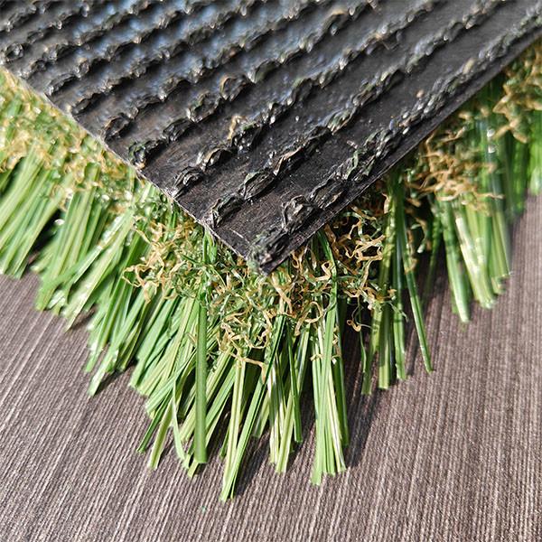 40mm 14600 Dtex Landscaping Fake Artificial Green Turf With Perforation Drainage