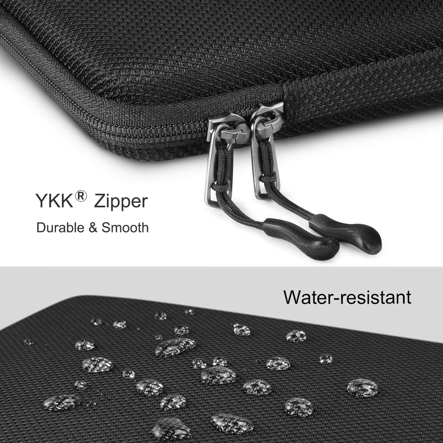 Water Resistant 13" EVA Laptop Protective Case 1680d Polyester Surface