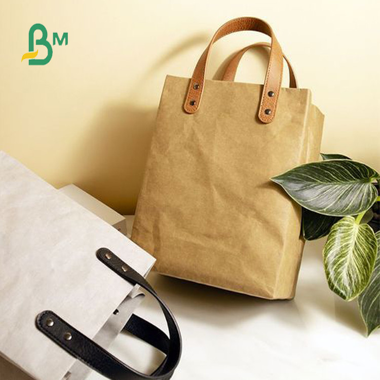 Washed Anti Tear Paper Kraft Paper Fabric Without Coated Kraft Paper