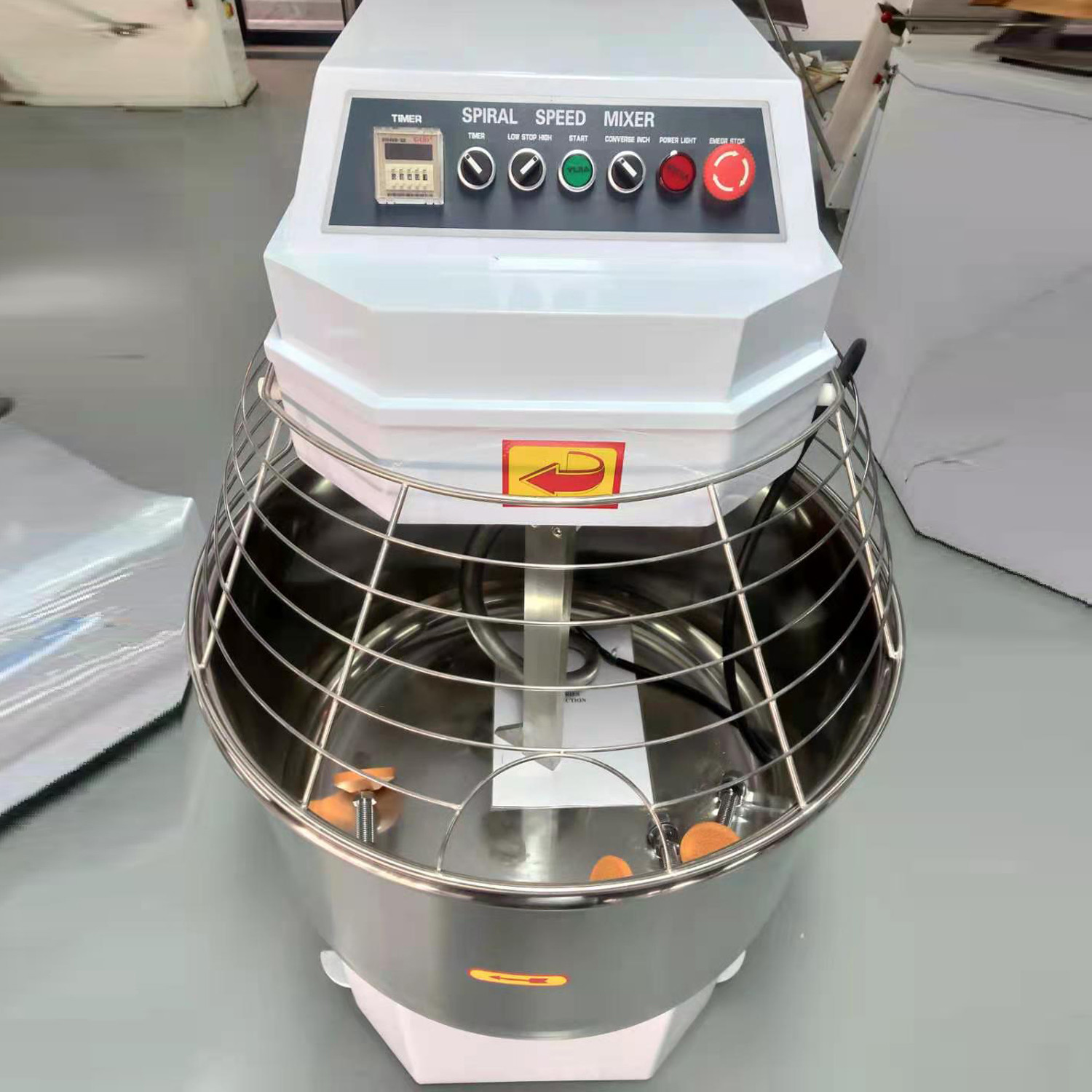 Electric 380V/220V Two Speed Partner Dough Spiral Mixer