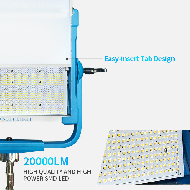 20000LM bicolor Outdoor Led Video Production Lights for Film Shooting Portable LED Film Lights