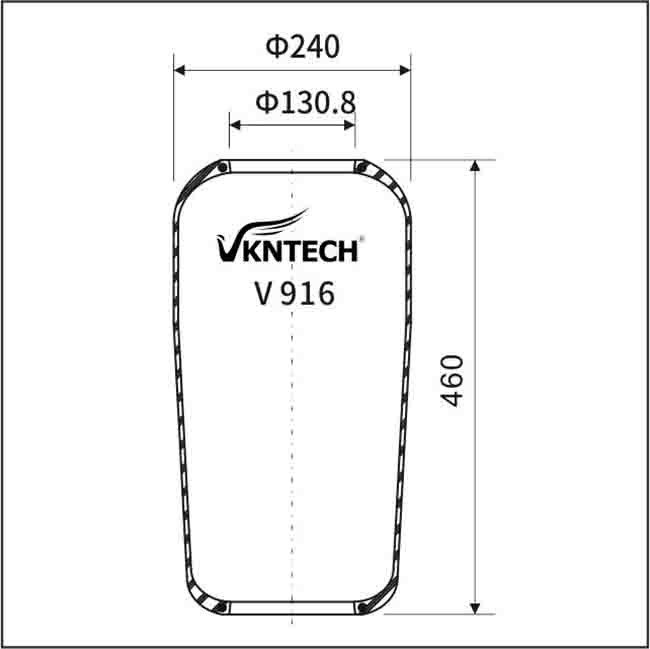 OEM Air Spring Bellow For Bus 916N1 9015 Rear Air Bags 81436010095 GOODYEAR9015 PHOENIC 1F21C-5 81436010097 VKNTECH V916