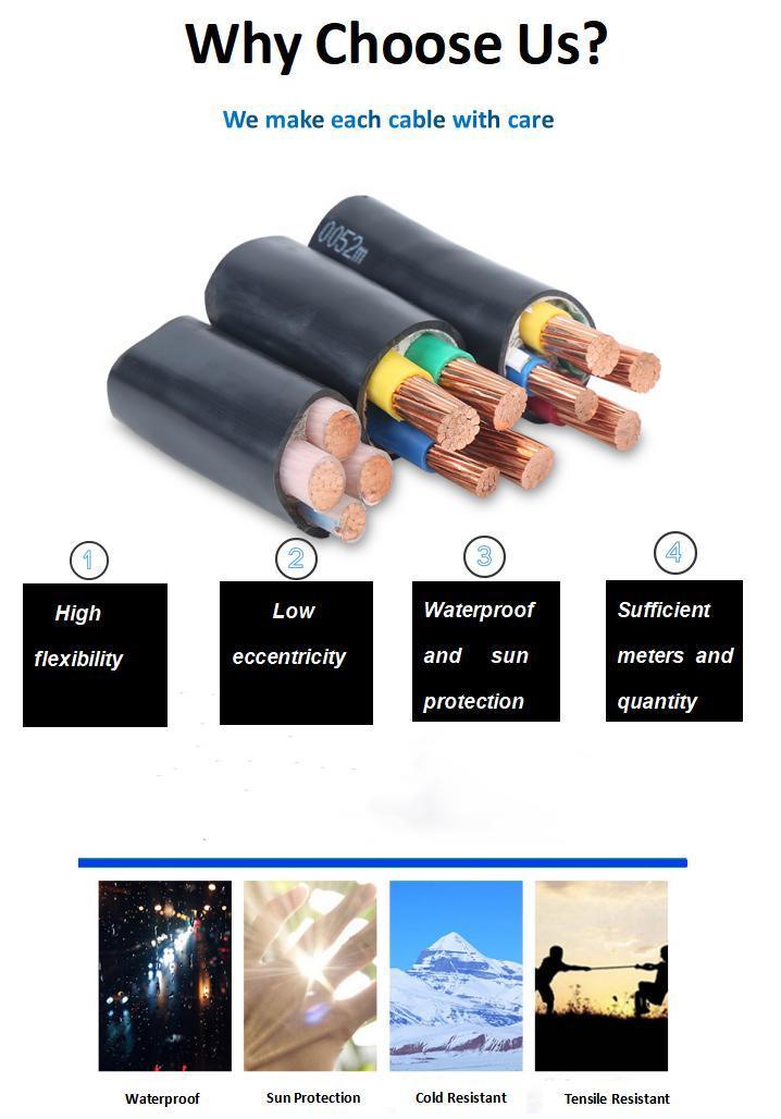 Mv Medium Voltage 1.1kv 2.2kv 1X95mm2 1X185mm2 Aluminum Alloy Conductor XLPE Insulated Cable
