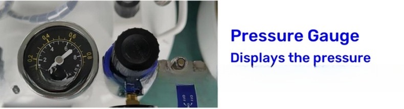 105L/Min Air Flow Dental Air Pump Unit 850W Custom Logo Silent Dental Air Compressor