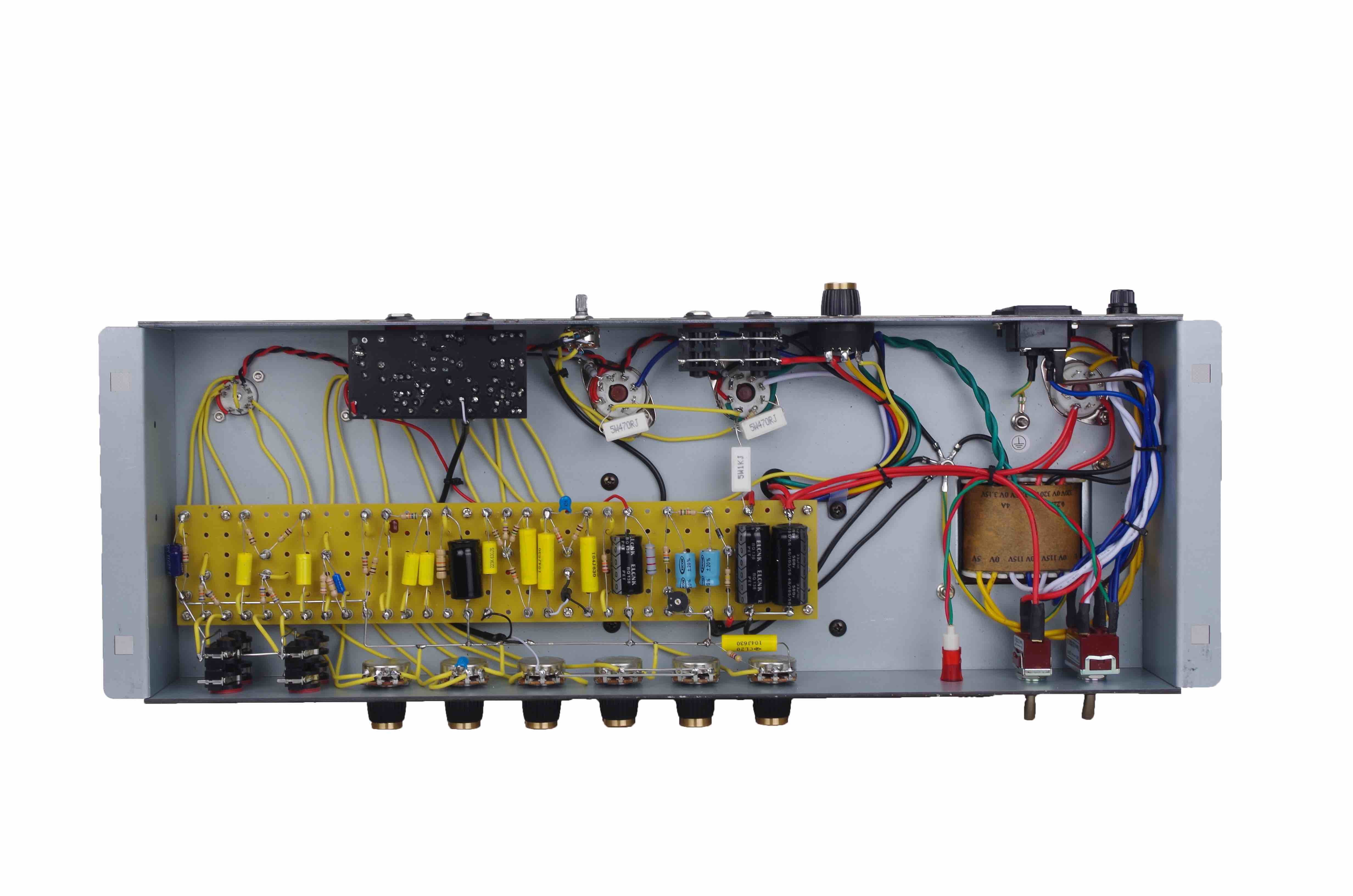 Custom JTM45N Hand Wired All Tube Electric Guitar Amplifier Head 50W in Black with 12AX7*3,EL34*2,5AR4*1 Loop