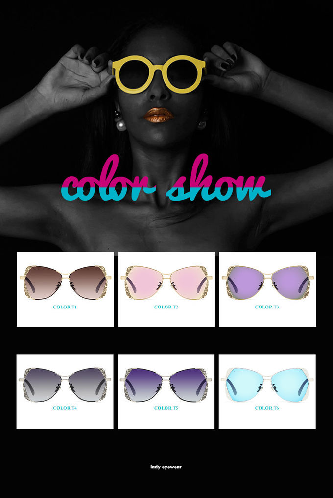 UV400 TAC Retro Metal Polarized Sunglasses 60MM Lens Frame Engraving