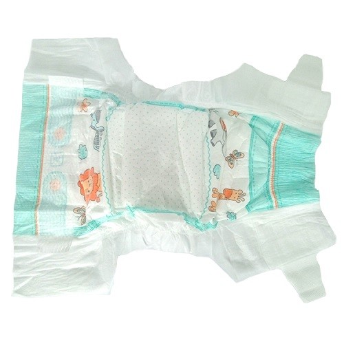 Stretchable Waistband Soft Baby Diaper 25lbs Weight Wetness Indicator