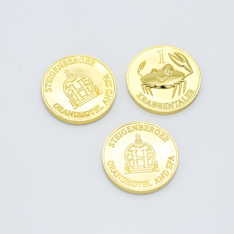 Logo Custom Color Printed Plastic Game Coins Tokens Plastic Trolly Coins