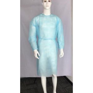 S&J Water Proof Isolation Gown Hospital level 2/level3/level4 pp+pe sms
