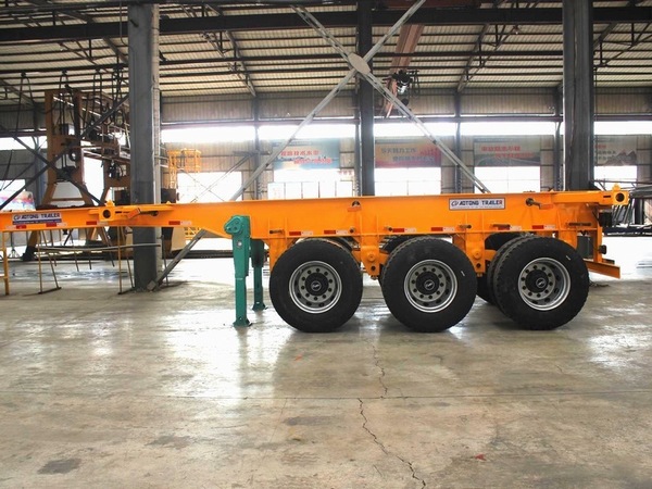 Standard Landing Gear 60 Cubic Meter Hydraulic Side Tractor Tipper Dump Semi Trailer