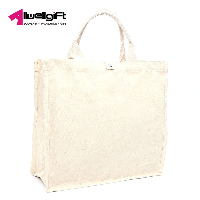 Breathable Canvas Large Capacity Backpack Wear Resistant With Computer Interlayer
