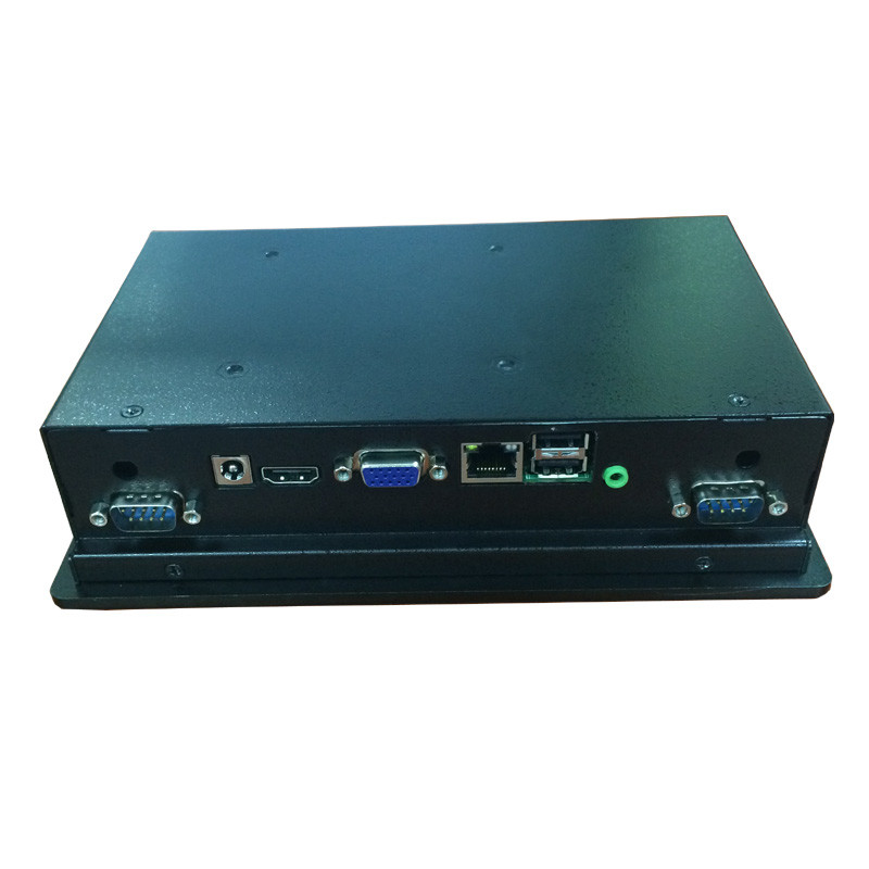 7'' Embedded Industrial LCD Monitor Rugged HD All In One Fanless Touchscreen PCs PCAP