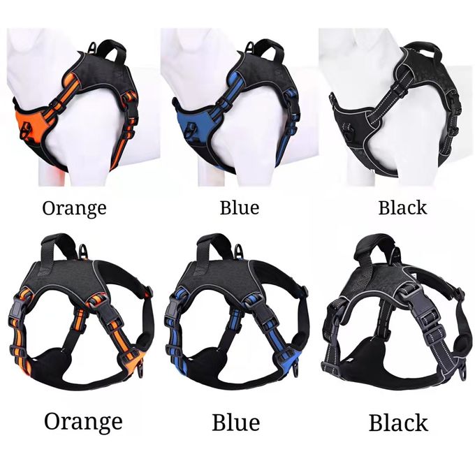 No Pulling Comfort Soft Dog Harness Lightweight Sponge Nylon Puppy Harness S-XL