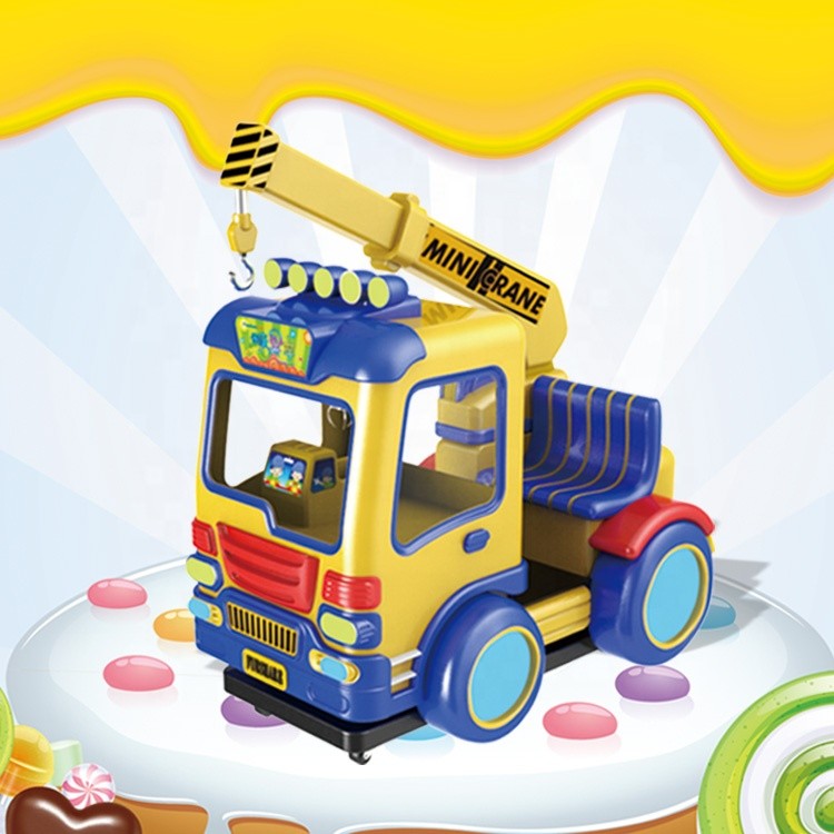Dual Players Kiddie Ride Machines / Claw Crane Vending Machine