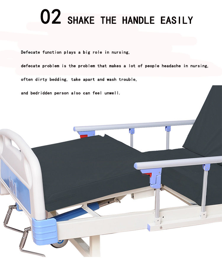 S&J Dental Equipment Manufacturer Wholesale Luxurious ICU Patient Bed Medical Hospital Beds for Sale Metal Parts Material Safe