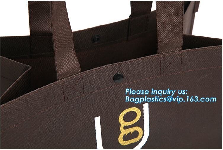 Wholesale factory custom fashion laminated non woven bag, Shopping printing fabric insulated foldable bag, custom pp non