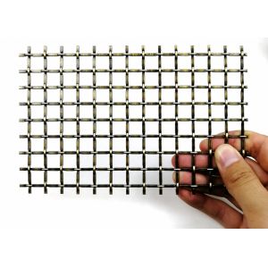 Customized Thickness Architectural Metal Mesh Copper Customized Size