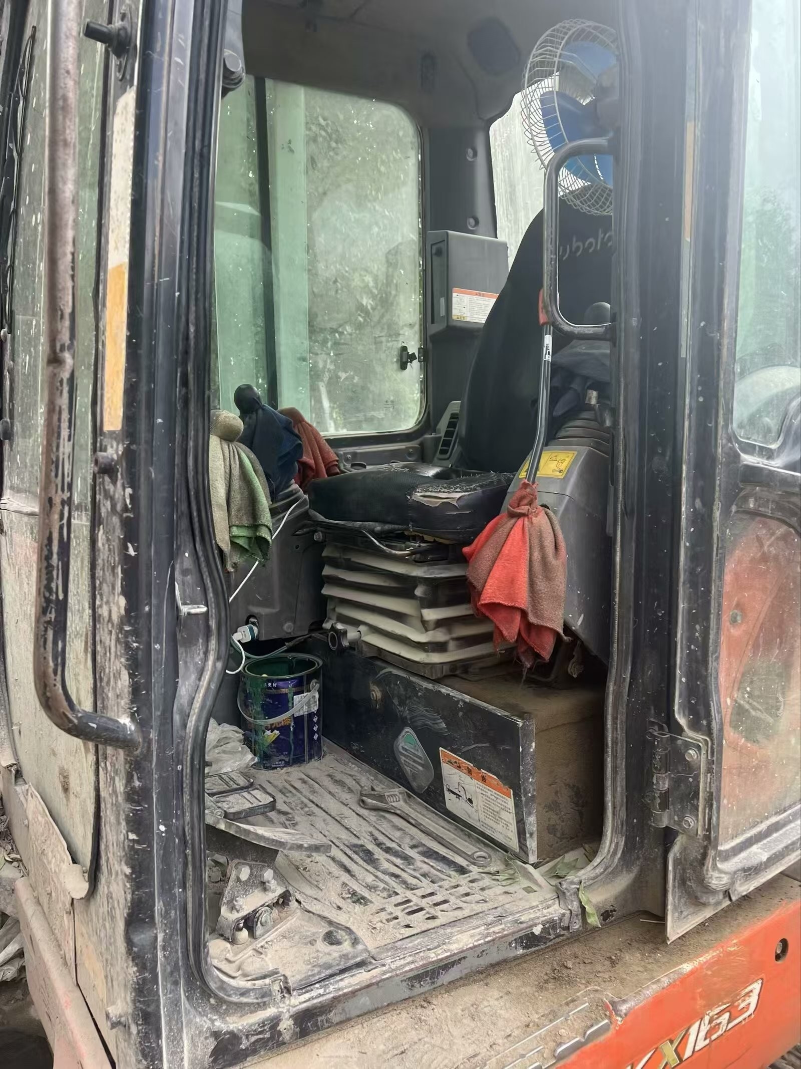 Used Excavator 6 Tons , Original Imported Kubota KX163 Excavator
