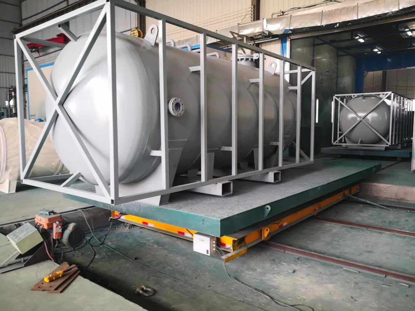 Sanitary Distribution Air Compressed Air Receiver Tanks Horizontal Tank PED Certified