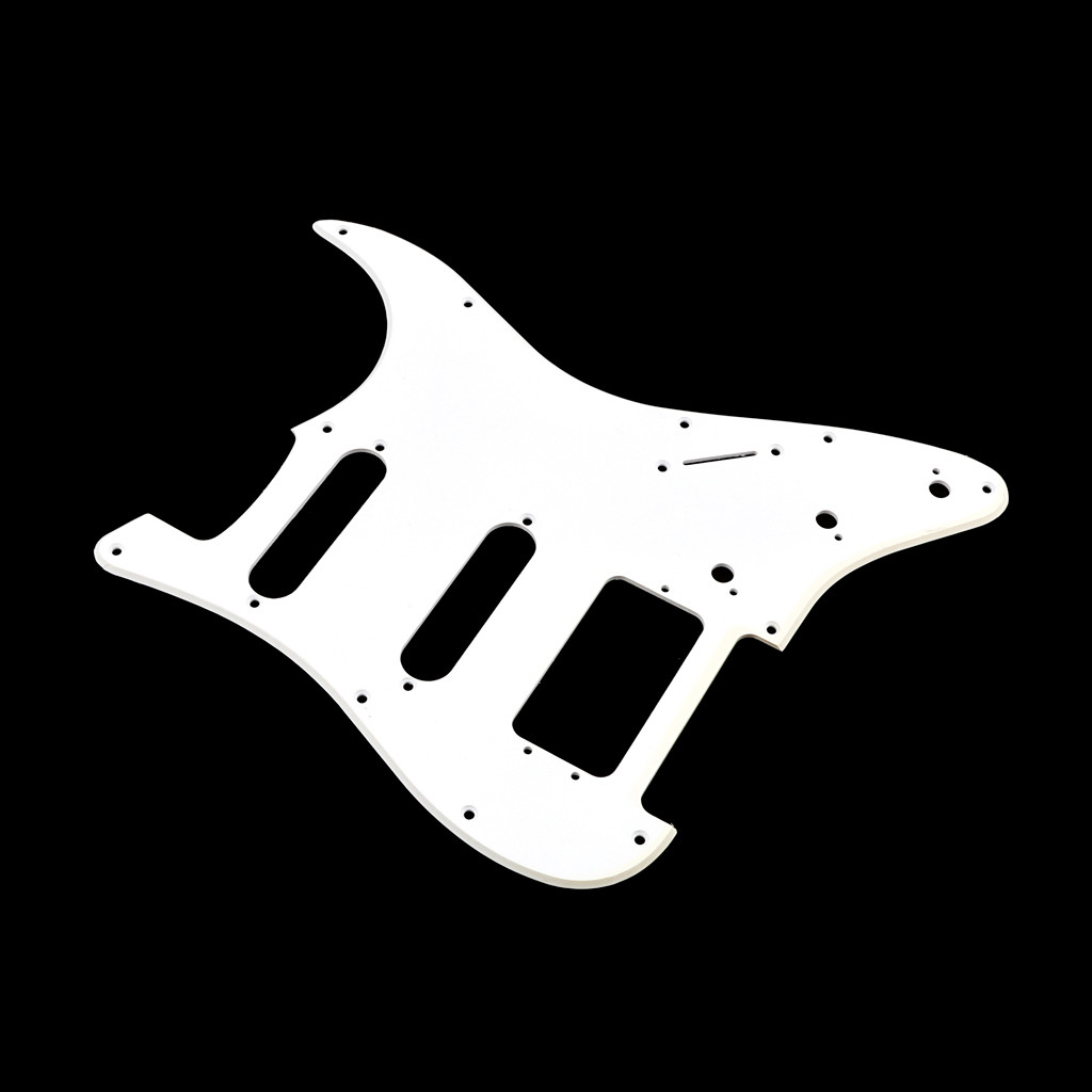 11 Holes Electric Guitar Pickguard White Scratch Plate For FD ST Style Guitar Accessories