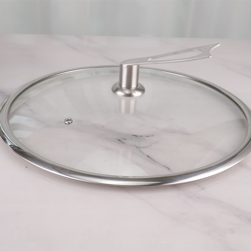 Long Service Life Non Stick 32cm Frying Pan Stainless Steel Material