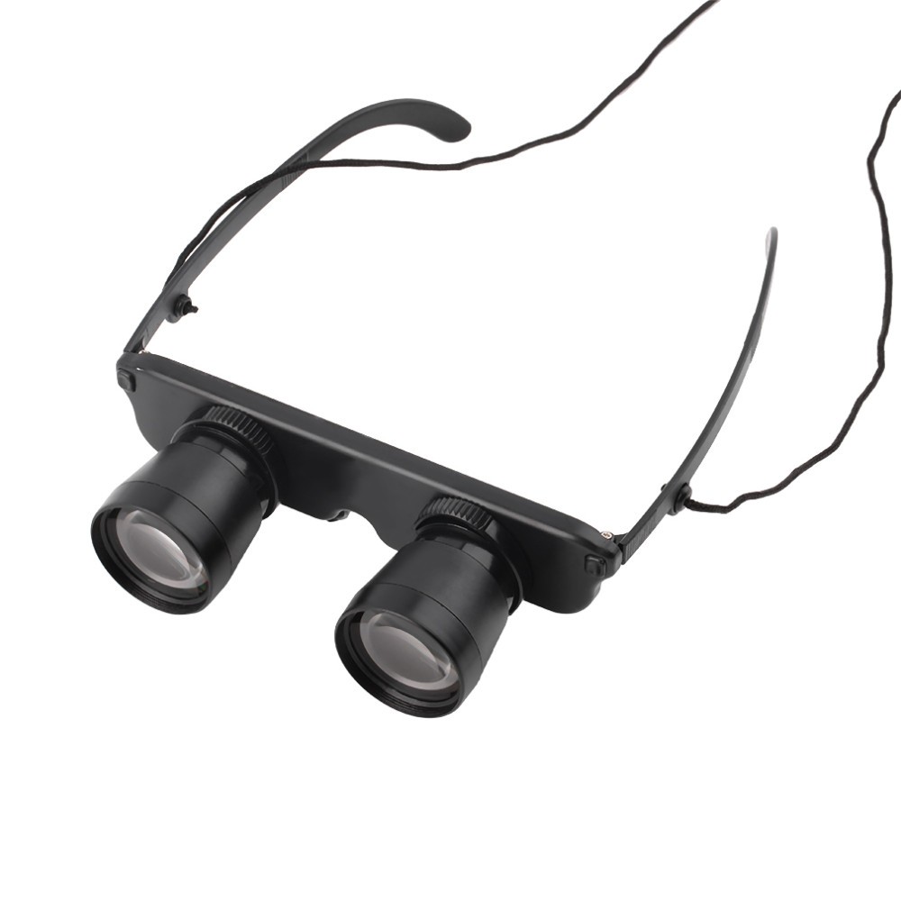 Optics 3x28 Outdoor Fishing Binocular Glasses Style Telescope High Powered